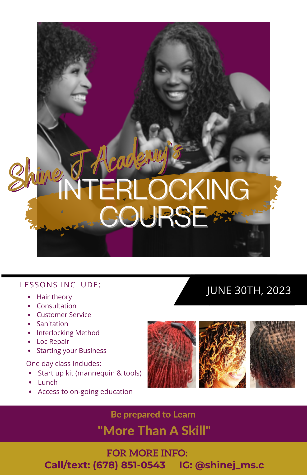 More Than a Skill™: Interlocking Course (Live Experience)